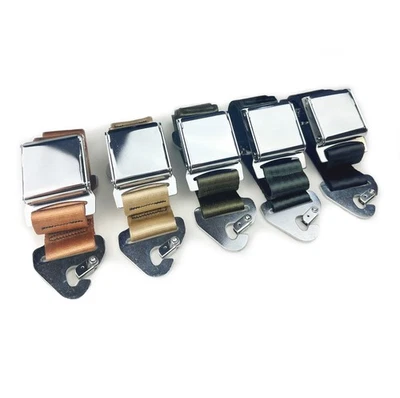 Vintage Direct Ex Military Vehicle Clip On Lap belt Classic Car 2 point Seatbelt - Image 1 of 4