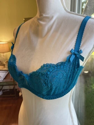 Бюстгальтер L'Agent от Agent Provocateur 36D бюстгальтер кружевной электрический синий на косточках банты LORNA - Изображение 1 из 4