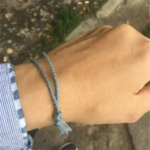 Woven Women Men Handmade String Bracelets Thread Rope Jewelry Tassel Knots - Picture 1 of 32