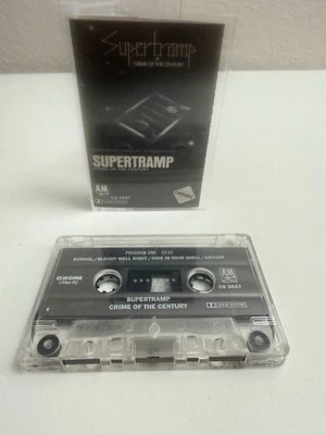 Supertramp Crime Of The Century Cassette 1974 A&M Records CS-3647 80s Rock - Image 1 of 4