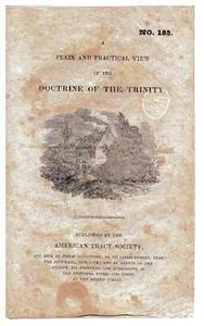 Plain and Practical View of the Doctrine of the Trinity, No. 185, 1828 Amer Tr S - Picture 1 of 1