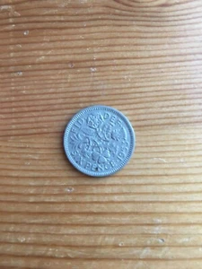 1953 SIX PENCE COIN - Queen Elizabeth II - 6p United Kingdom UK Coin - Bild 1 von 2