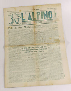 PRL) 1935 L'ALPINO ARTIGLIERI ALPINI ADUA MAGG. FRANCESCO DE ROSA ITALO BALBO 