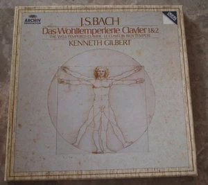 Bach / Kenneth Gilbert The Well-Tempered Clavier, 1 & 2 5 LP Vinyl NM- 413 439 - Picture 1 of 7
