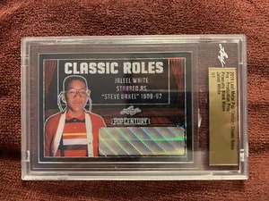 Jaleel White 2019 Leaf Prismatic Black Wave Pop Century 1/1 Steve Urkel - Picture 1 of 3