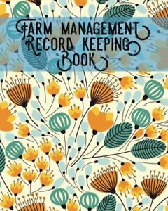 FARM MANAGEMENT RECORD KEEPING BOOK: BOOKKEEPING LEDGER By Signature Planner VG+