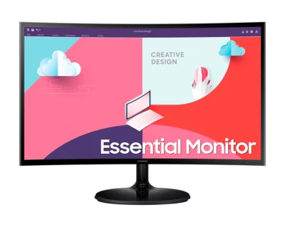 Samsung 27" Essential Curved Monitor S3 S36C 3000:1 1,920 x 1,080 16:9 4ms - Image 1 of 4