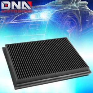 FOR 2015-2018 TOYOTA HILUX REVO/FORTUNER HI-FLOW DROP IN PANEL AIR FILTER BLACK - Picture 1 of 6