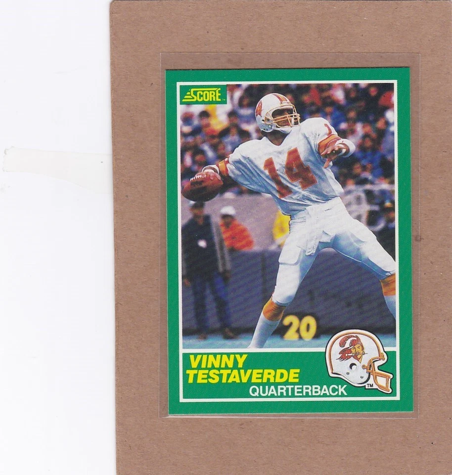 1989 SCORE FOOTBALL VINNY TESTAVERDE #224 BUCCANEERS NMMT *A25712 - Image 1 of 1