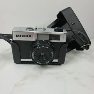 Macchina fotografica vintage Midjia Yumeka 45 mm in custodia con cinturino - Foto 1 di 9