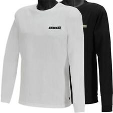 Oakley Harry Tee x 2 Mens Size L Large Black White Long Sleeve Logo T-Shirt