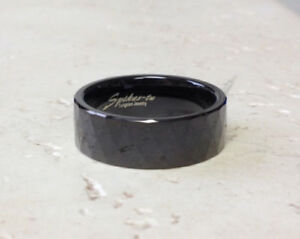 Tungsten Carbide Ring Wedding Black Prism Size 9,10,11,12,13,14 (f40)