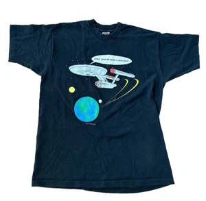 1996 Star Trek Vintage T Shirt Size XL One Weekend On Earth Huntsville, AL RARE - Picture 1 of 7