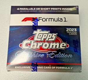 2023 Topps Chrome Formula 1 F1 Sapphire Edition Hobby Box – Sealed - Picture 1 of 6
