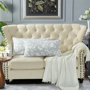 Rectangular Throw Pillow Covers Cushion Cases for Sofa Couch Chair Floral Print - Picture 1 of 56
