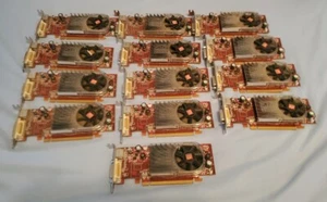 Lot of 13 AMD Radeon HD 2400XT 256MB PCI-e ATI-102-B2760201 Low Profile - Picture 1 of 11