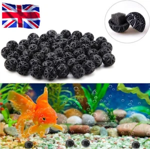 Plastic BIO Balls Including Filter Foam Aquarium Media Fish Tank Water BIOBALL - Picture 1 of 7