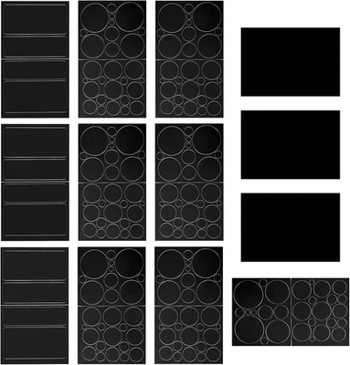 211 Stück Flicken Selbstklebend Stoff Runde Rechteckige Formen - Bild 1 von 4