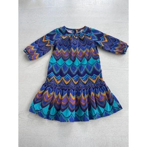Baby Gap 100% Cotton Multi Color Mermaid Dress Corduroy Dress Size 4T (M) - Picture 1 of 4