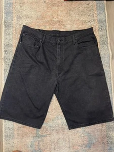 Pantalones Cortos Hombre’s Denim Negro Levi’s Largo Más Largo - Imagen 1 de 7