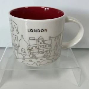 Starbucks You Are Here Christmas London Gold 2017 Mug - Coffee - Picture 1 of 21