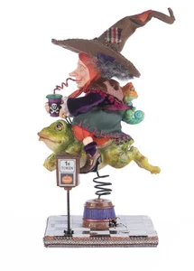 Collezione Katherine's Strega in Primavera Rana a Dondolo Cavalcata Halloween - Foto 1 di 4
