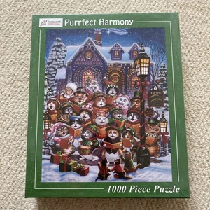 Vermont 1000 Teile Puzzle Christmas Company Purrfect Harmony Neu - Bild 1 von 9