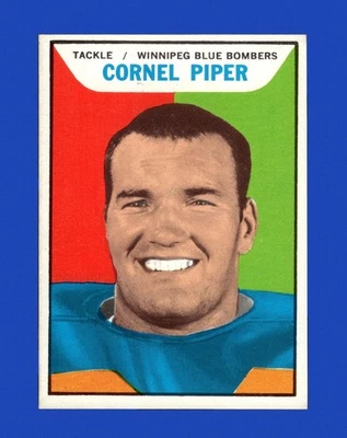 1965 Topps CFL Set-Break #124 Cornel Piper EX-EXMINT *GMCARDS* - Image 1 of 2
