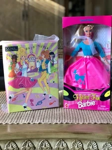 Fifties Fun Rock 'n Roll Barbie Doll 1996 & 1989 Barbie Jigsaw Puzzle - Picture 1 of 11