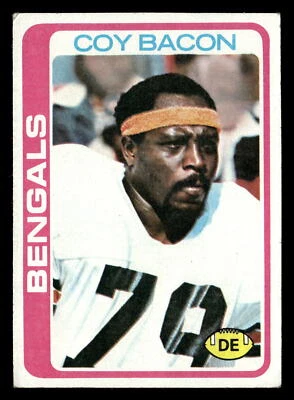 1978 Topps Coy Bacon #135 VG-EX Cincinnati Bengals - Image 1 of 2