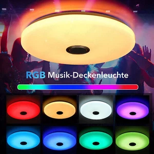 36W LED RGB Ceiling Light Dimmable Ceiling Lamp Living Room Bathroom Lamp Remote Control - Picture 1 of 12