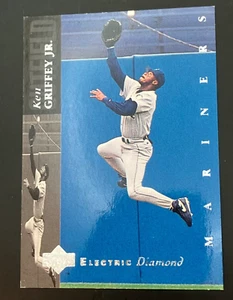 1994 Upper Deck Electric Diamond Silver Back Ken Griffey Jr #224 HOF - Foto 1 di 2