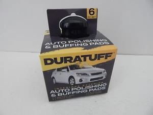 Duratuff Universal Auto Car Polishing and Buffing Pads 6 PC Set New - Picture 1 of 6