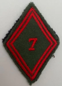 Tissu Losange. 7° Escadron Régional Train (L42) - Foto 1 di 2