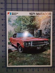 1971 AMC American Motors Matador Brochure Folder - Picture 1 of 1