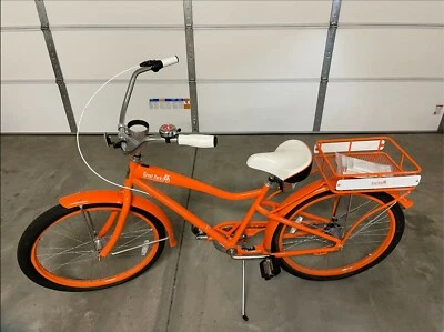 Bicicleta de fieltro - Naranja - Nueva nunca usada (sin caja) - 3 velocidades Foto 1 de 4