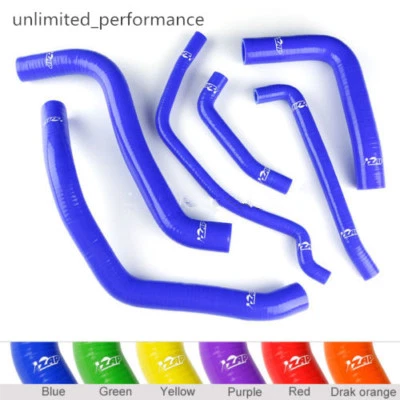 For 2006- 2009 SUZUKI GSXR600/GSXR750 K6 Blue Silicone Radiator Coolant Hose Kit - Imagem 1 de 4