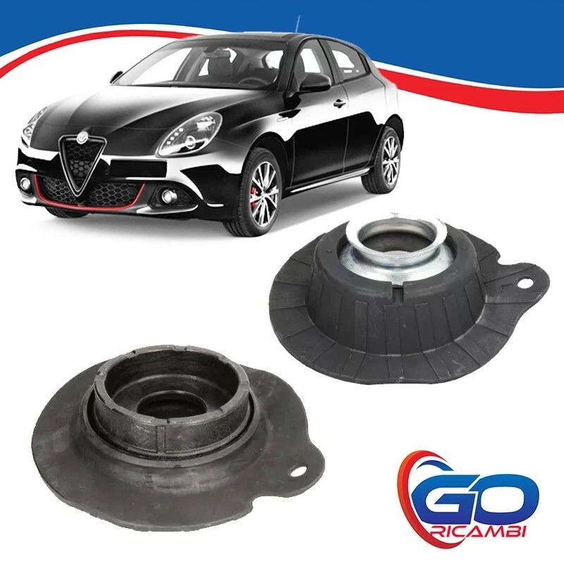 SUPPORTI AMMORTIZZATORI DESTRO + SINISTRO SENZA CUSCINETTI ALFA ROMEO GIULIETTA - Immagine 1 di 1