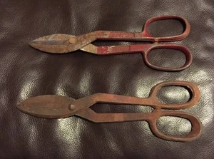 Coppia di taglierine, cesoie, taglierine in acciaio forgiato 10" vintage - resistenti USA - Foto 1 di 6