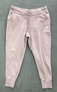 Reebok Jogger Pants Women's Size XL Lilac Purple Drawstring Athletic Running - Picture 1 of 18