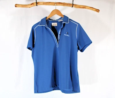 Camisa polo de golf EP Pro Tour Tech azul para mujer talla XL Foto 1 de 4