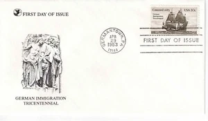 US Scott #2040, First Day Cover 4/29/83 Germantown Single Immigration - Picture 1 of 1