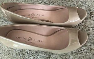 Chinese L Laundry Damenschuhe Größe 9 Zoll M (Farbe Nude) offene Zehenpartie – Holliston - Bild 1 von 5