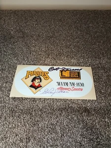 Roy Face and Bob Friend Signed Autographed Bumper Sticker - Picture 1 of 5