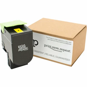 Print.Save.Repeat. Lexmark 801HY Yellow Toner Cartridge CX410, CX510 [3K Pages] - Picture 1 of 4