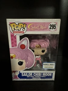 Funko POP! Sailor Moon Sailor Chibi Moon #295 Glitter Barnes & Noble Dirty Box - Picture 1 of 12