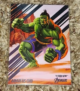 2022 MARVEL FLEER ULTRA AVENGERS AMADEUS CHO #9 CARD - Picture 1 of 2