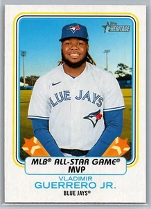2022 Topps Heritage #AW-10 Vladimir Guerrero Jr. Toronto Blue Jays FREE SHIP - Picture 1 of 2