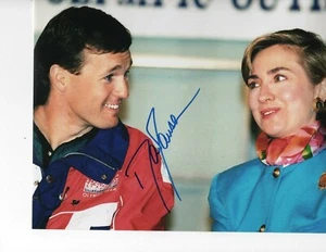 DAN JANSEN USA OLYMPIAN LEGEND SIGNED 8X10 HILLARY CLINTON - Picture 1 of 1