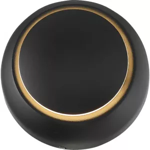 SATCO/NUVO 62-1469 - Pinion 5" LED Wall Sconce - Black Finish - Picture 1 of 7